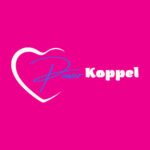 Het logo voor power kopel op een roze achtergrond, dat laat zien hoe je door een relatie met een zeer gevoelige partner kunt navigeren.